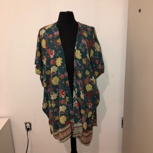 Floral Print Kimono